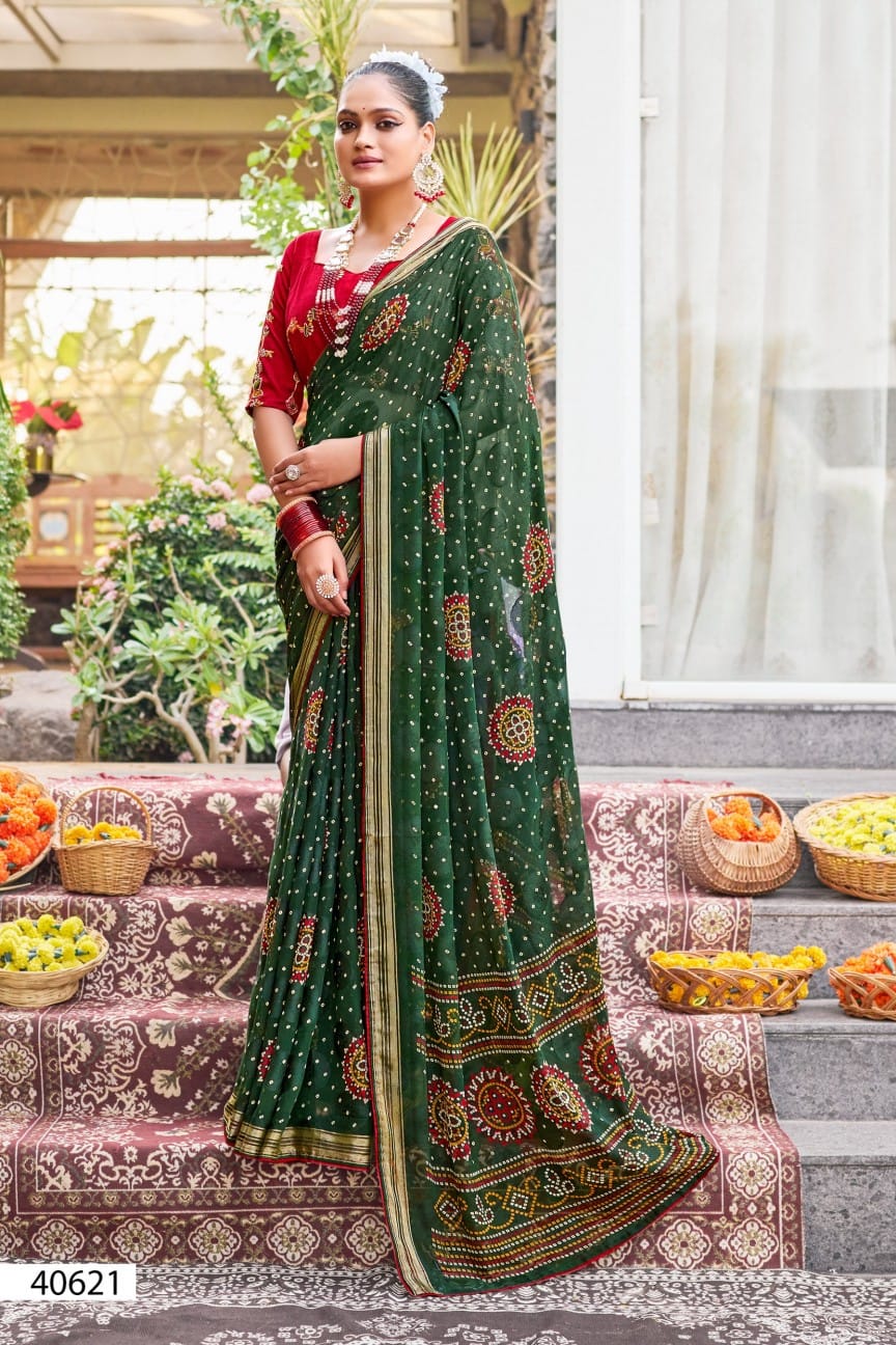 Hasti 2 5D Georgette Printed Designer Sarees Wholesale Shop In Surat